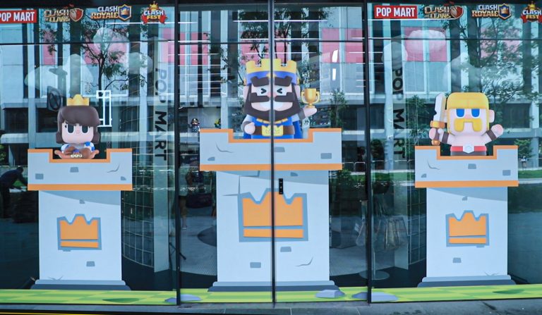 Clash Store Clash of Clans - Supercell and Pop Mart Funan Store in Singapore Create ...